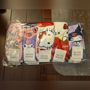 Hello kitty and sanrio friends socks wholesale